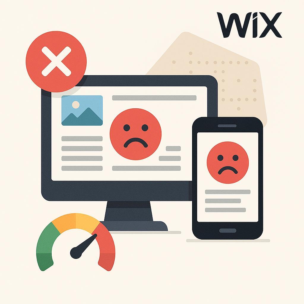 wix hemsida inte bra
